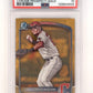 Travis Bazzana 2025 Bowman Sapphire Chrome Prospect- Gold PSA GEM MT 10 — front