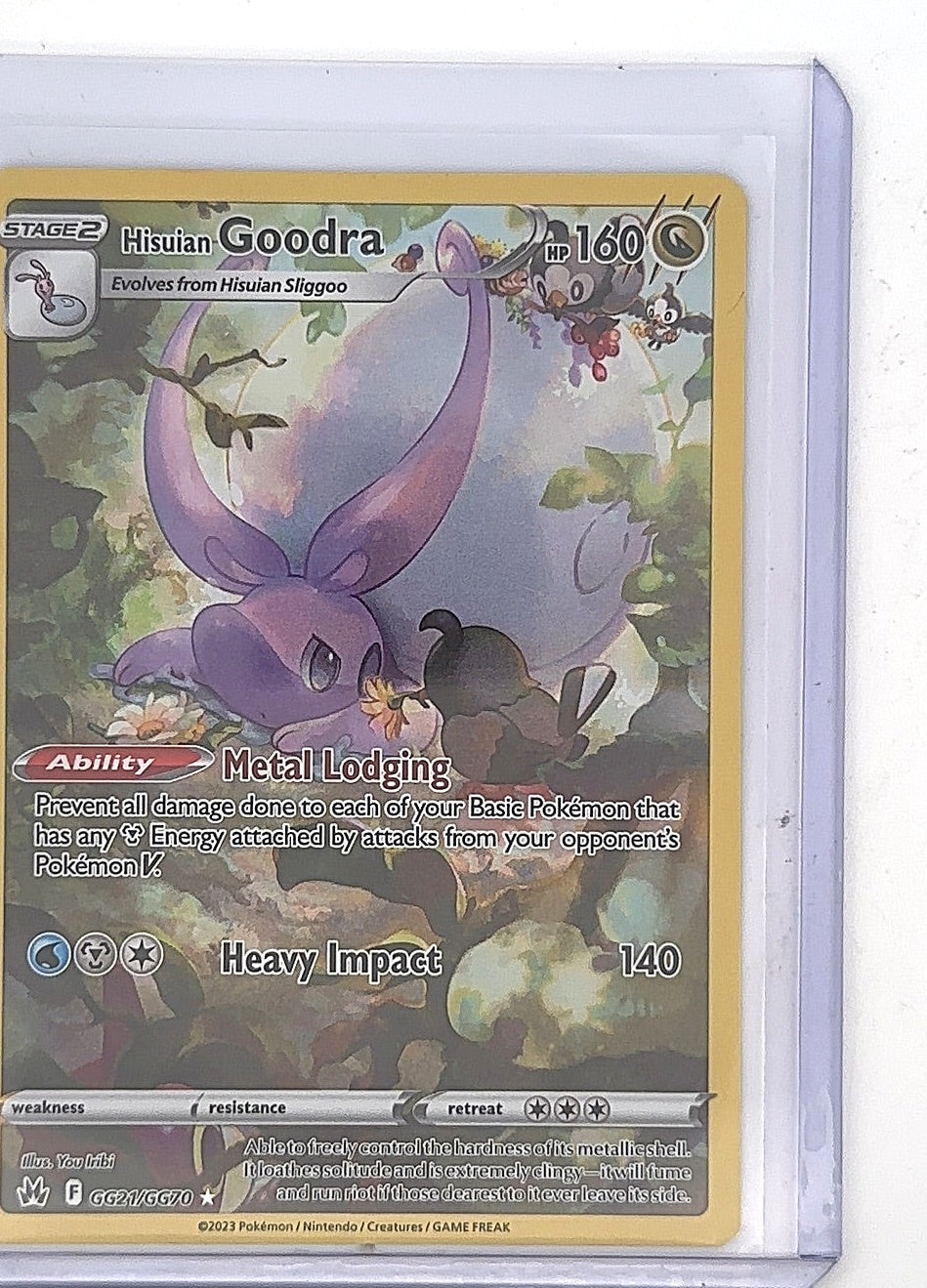 Hisuian Goodra #GG21/GG70 — front