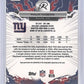 Malik Nabers #73 Autograph Issue — back