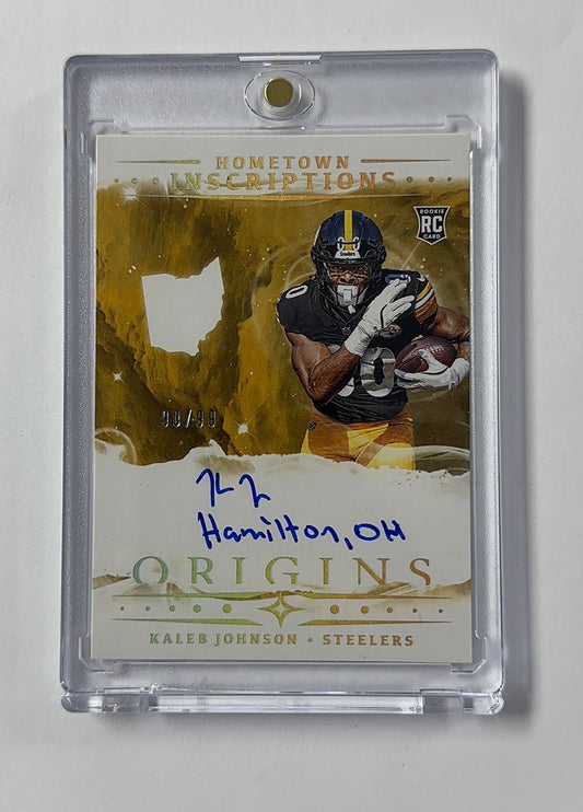 Kaleb Johnson Origins — front
