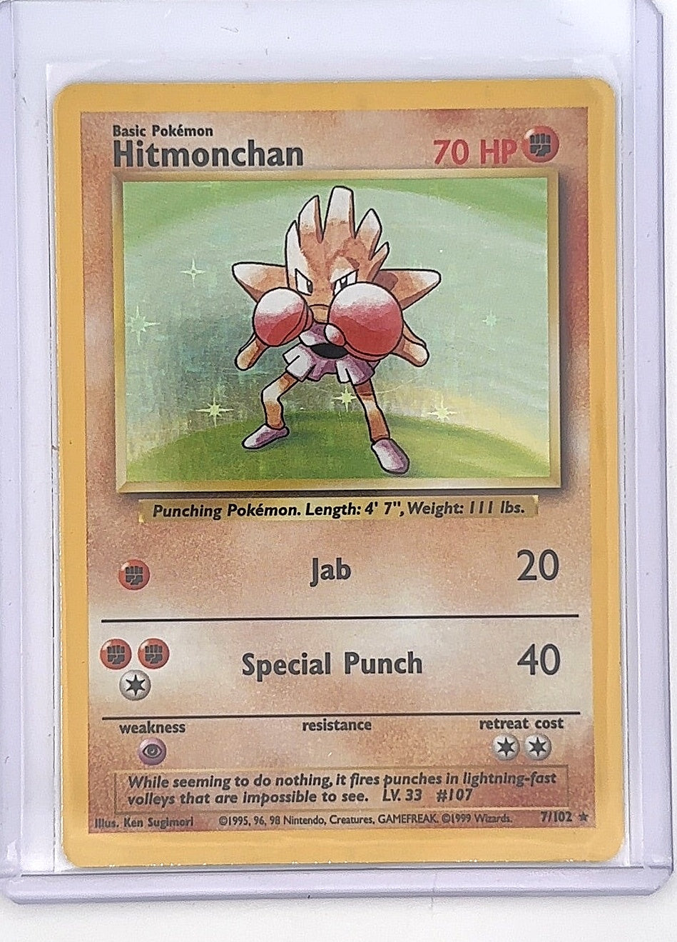 Hitmonchan #007/102 — front