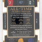 D. Wade / A. Kirilenko/ D. Lillard/ H. Olajuwon/ K. Bryant/ D. Nowitzki Leaf In The Game Used All-Time Box Plus/Minus Rainbow Holofoil #ATB-10 25/40 — back