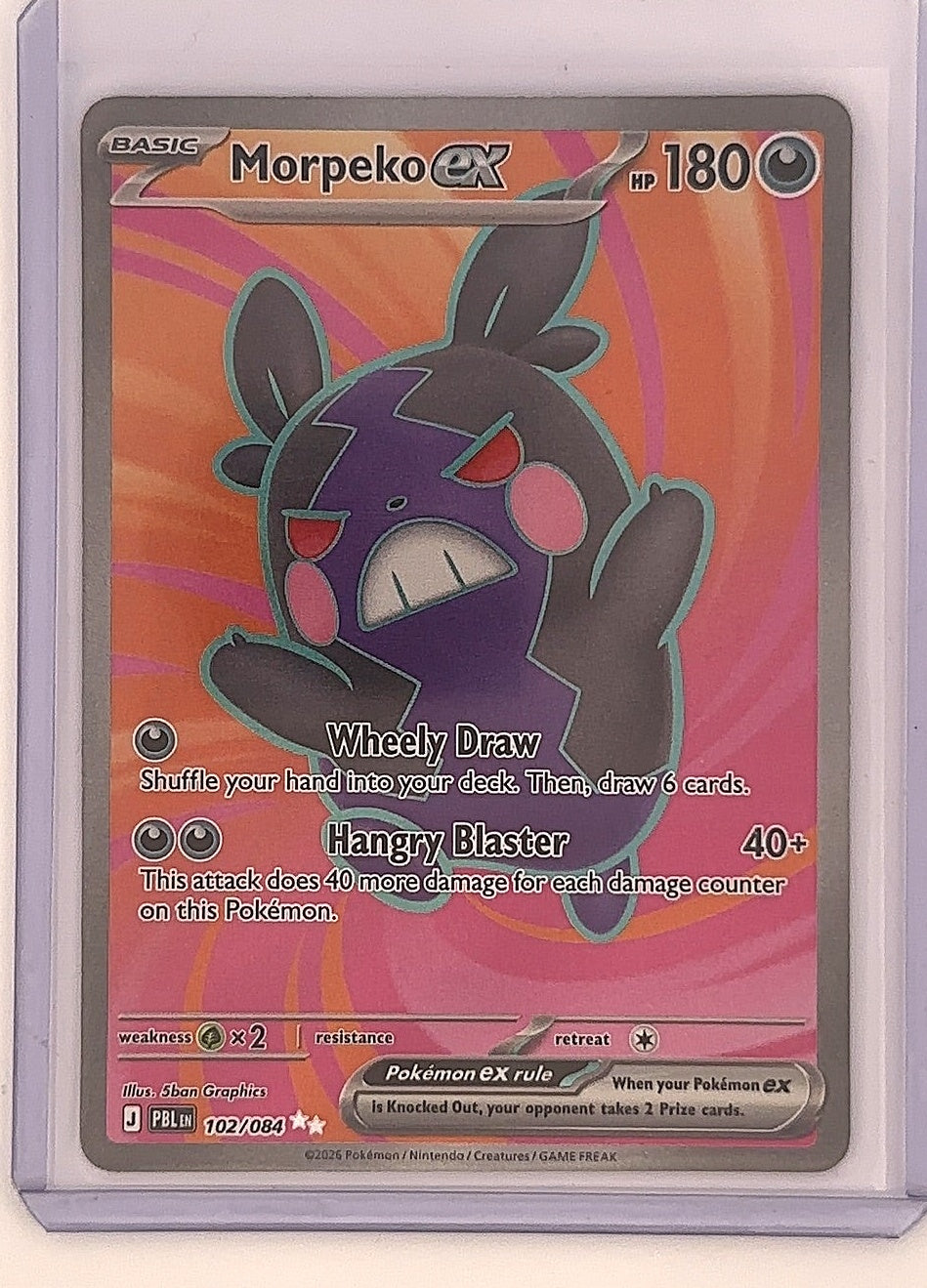 Morpeko ex - 102/084 #102/084 — front