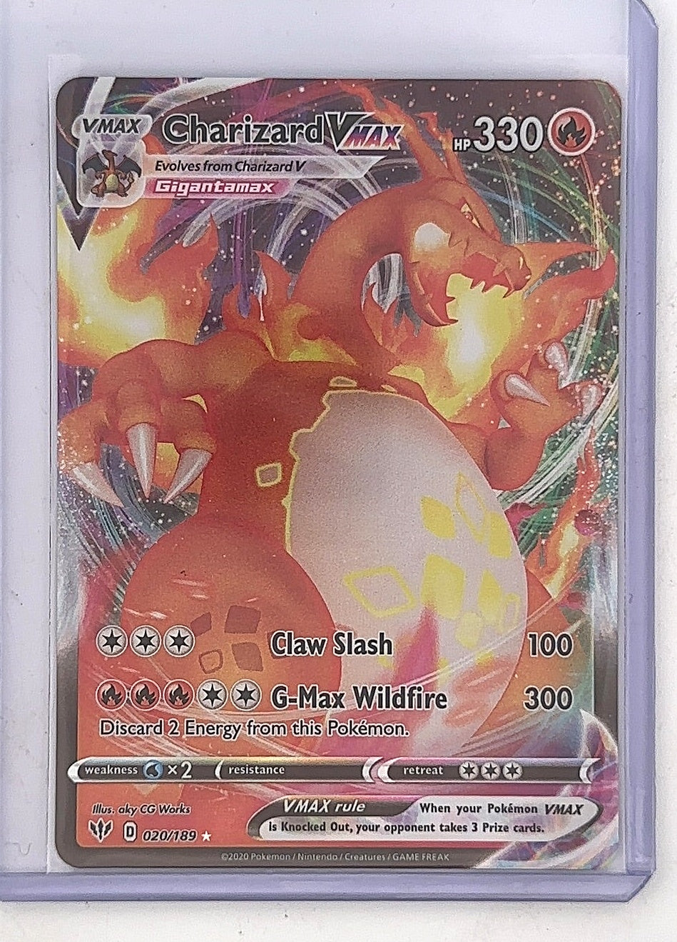 Charizard VMAX #020/189 — front