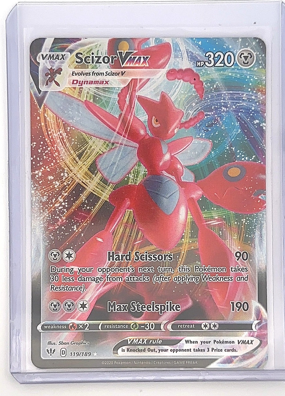 Scizor VMAX #119/189 — front