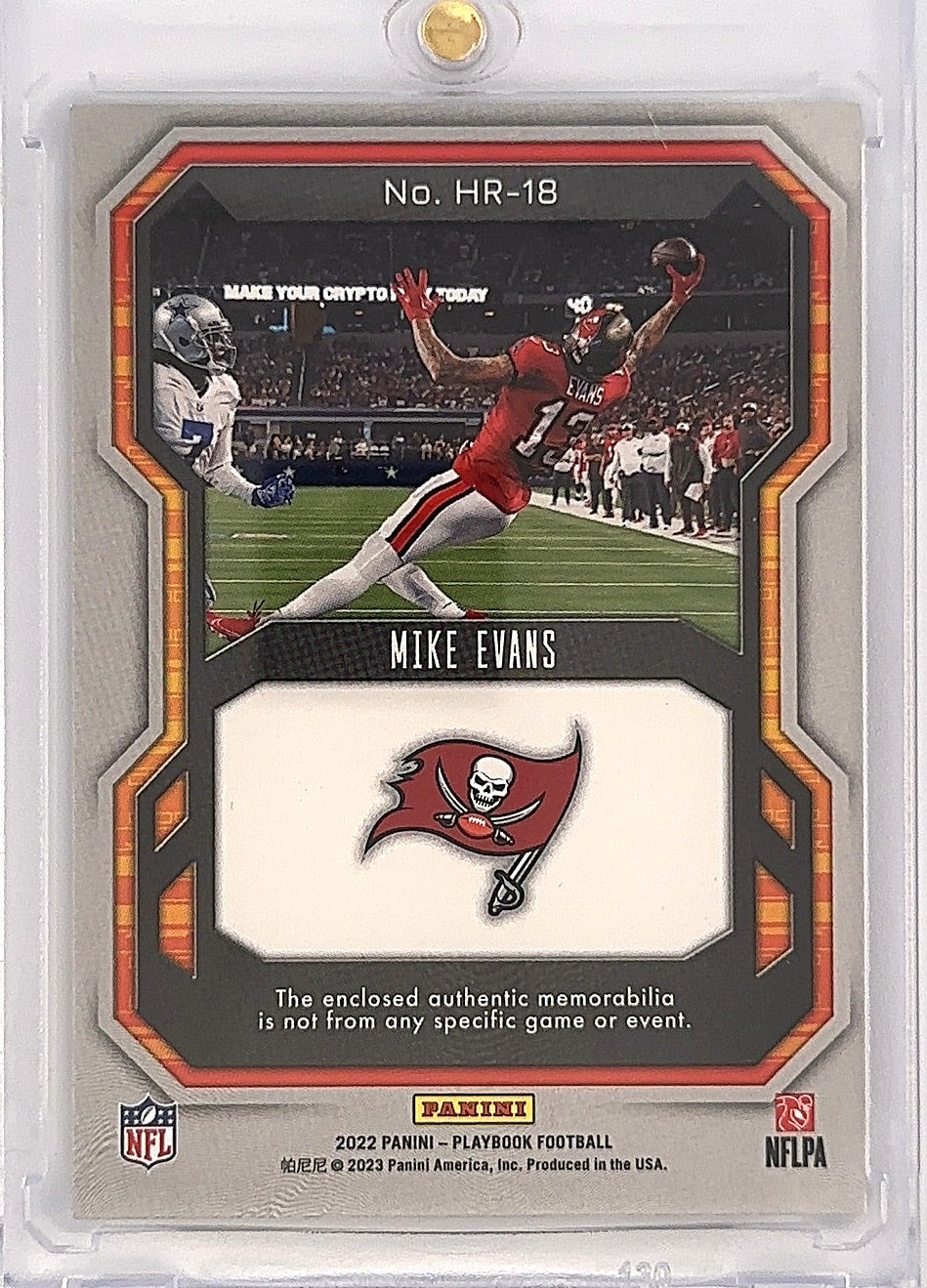 Mike Evans Hot Routes Patch /25 — back