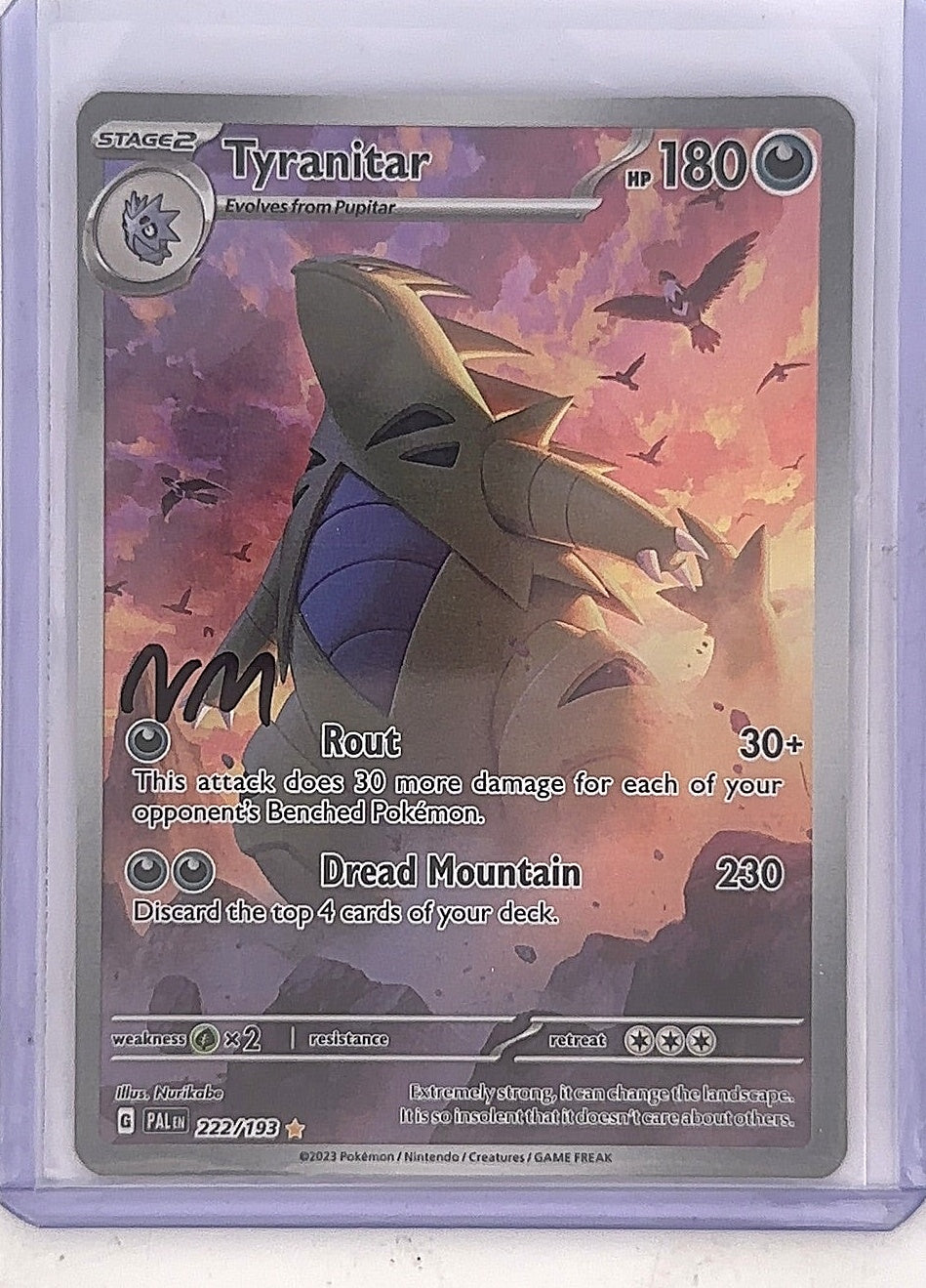 Tyranitar - 222/193 #222/193 — front