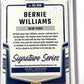 2025 Topps Finest Moments Autograph Bernie Williams [Orange Refractor] #FMA-BWI AUTO — back