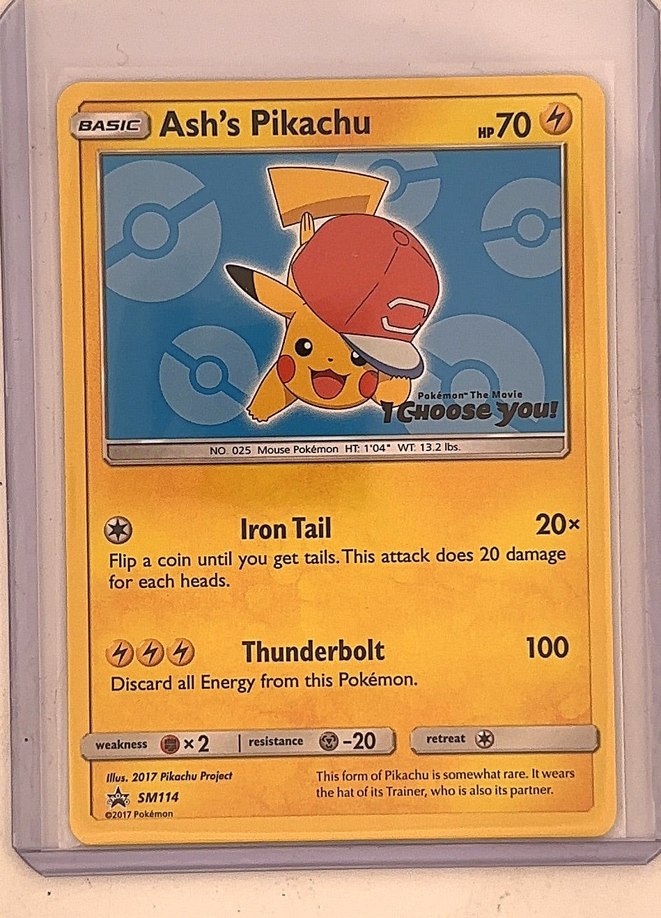 Ash's Pikachu - SM114 #SM114 — front
