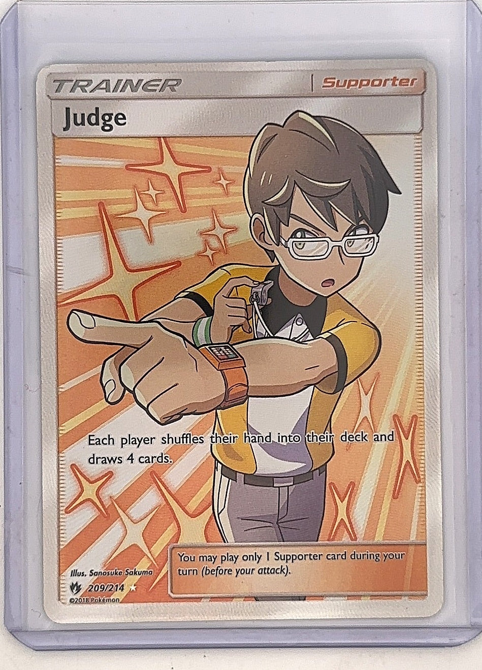 Judge (Full Art) #209/214 — front