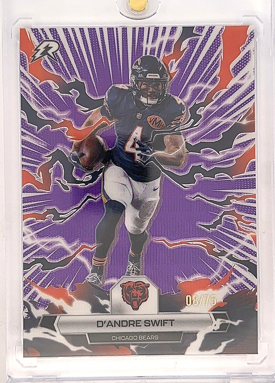 2025 Topps Resurgence D'Andre Swift /75 [Purple Surge] #17 — front