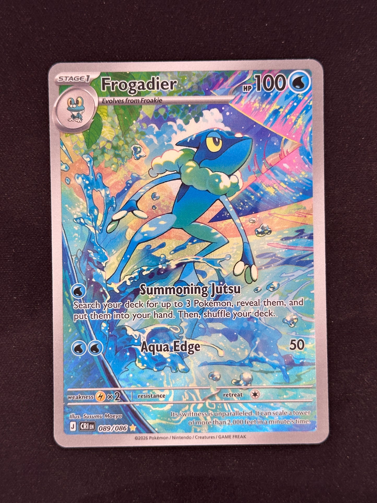 Frogadier - 089/086 ME04: Chaos Rising #089/086 — front
