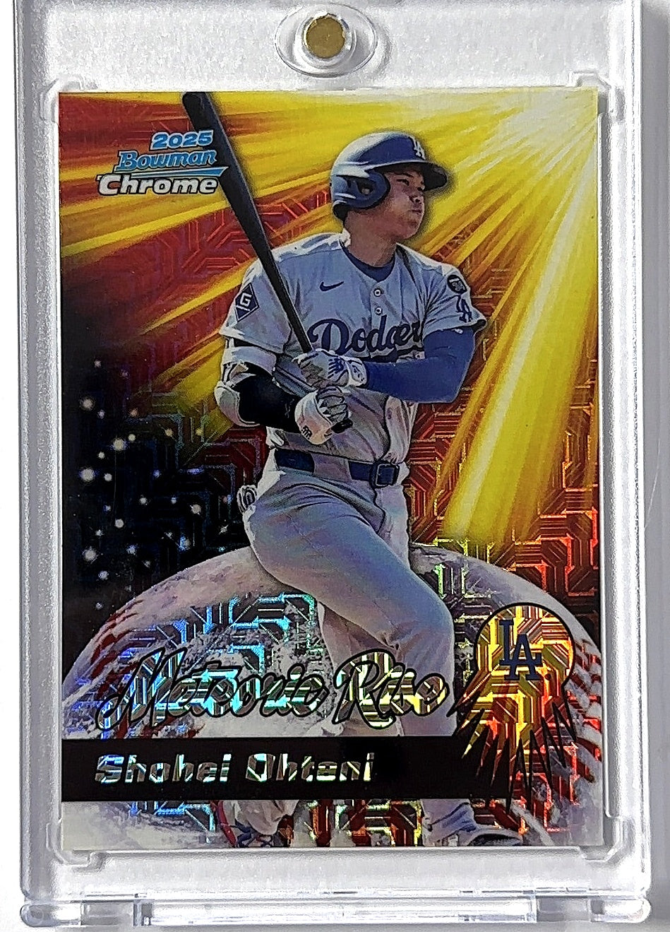 2025 Bowman Chrome Meteoric Rise Shohei Ohtani #MR-12 — front