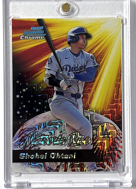 2025 Bowman Chrome Meteoric Rise Shohei Ohtani #MR-12 — front