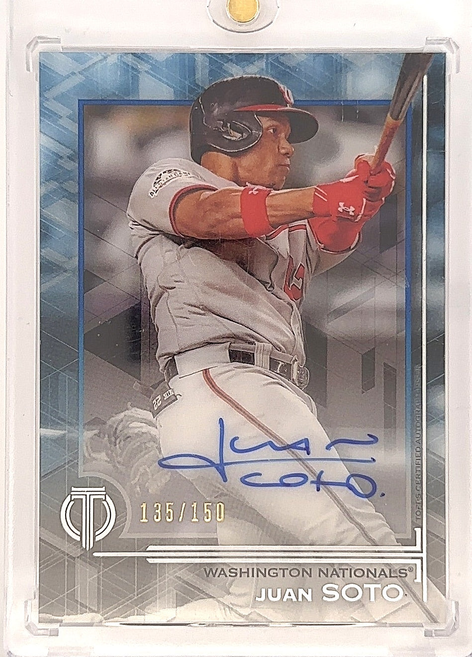 2019 Topps Tribute Autographs Juan Soto #TA-JS 135/150 — front