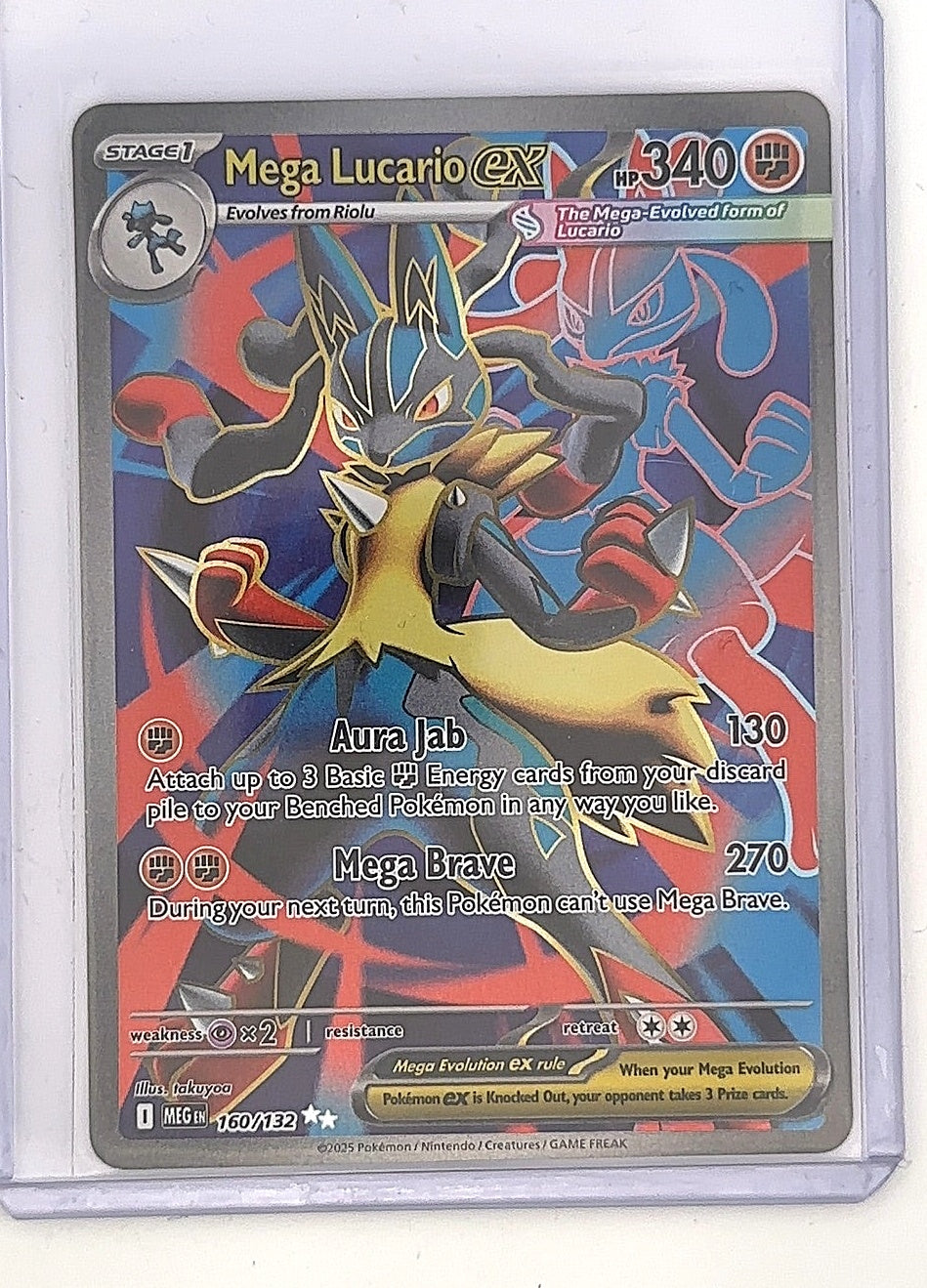 Mega Lucario ex - 160/132 #160/132 — front