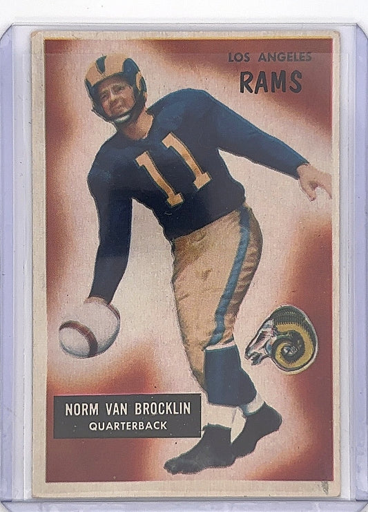 1955 Bowman Norm Van Brocklin #32 — front