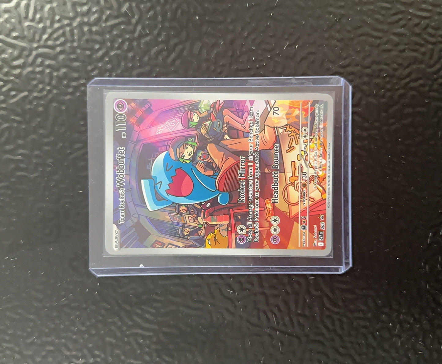 Team Rocket's Wobbuffet #203 — front