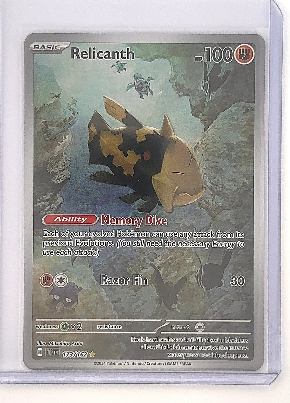 Relicanth - 173/162 #173/162 — front