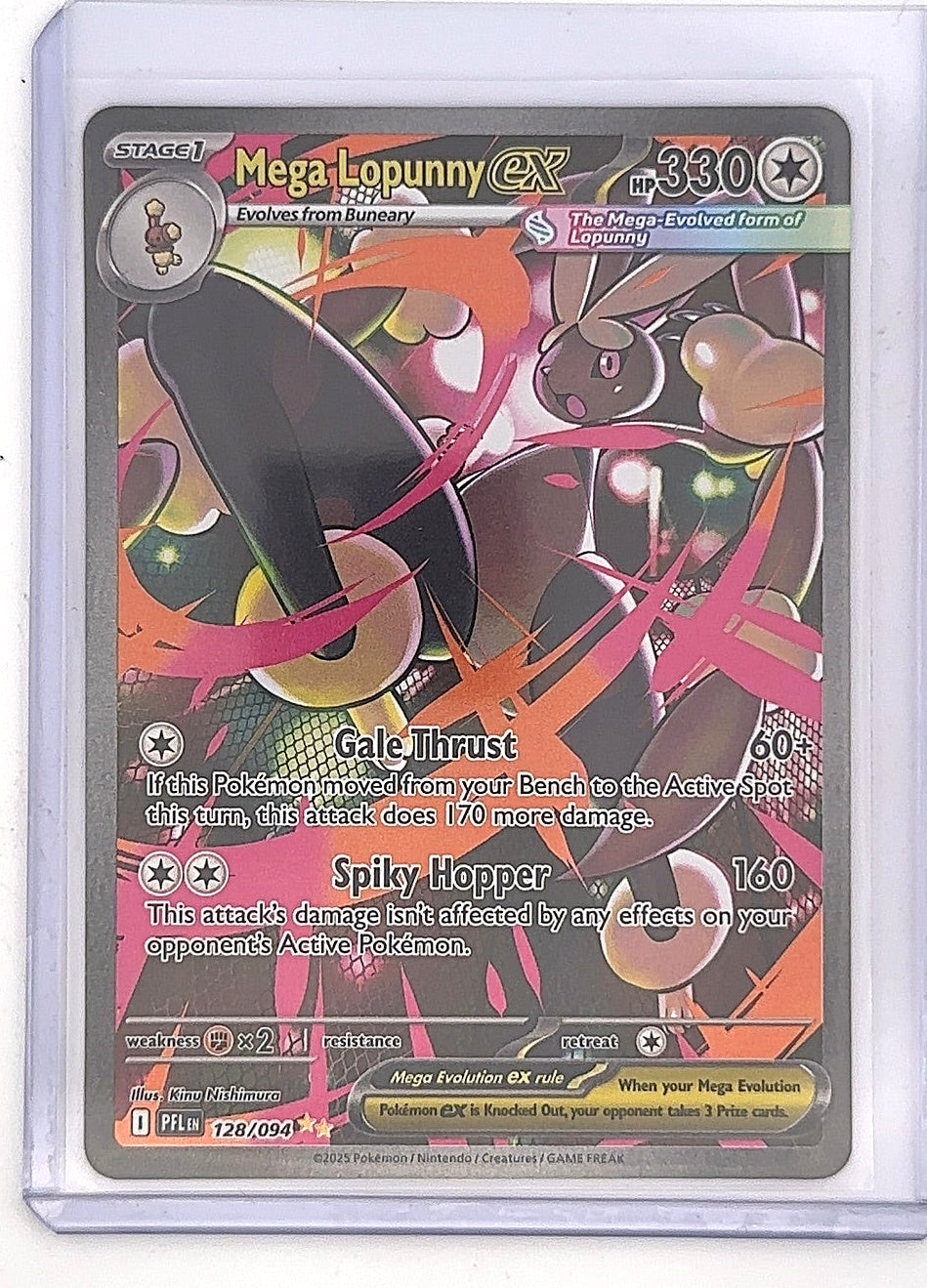 Mega Lopunny ex - 128/094 #128/094 — front