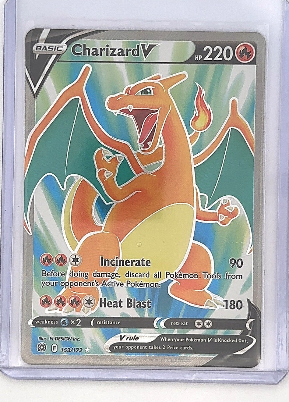 Charizard V (Full Art) #153/172 — front