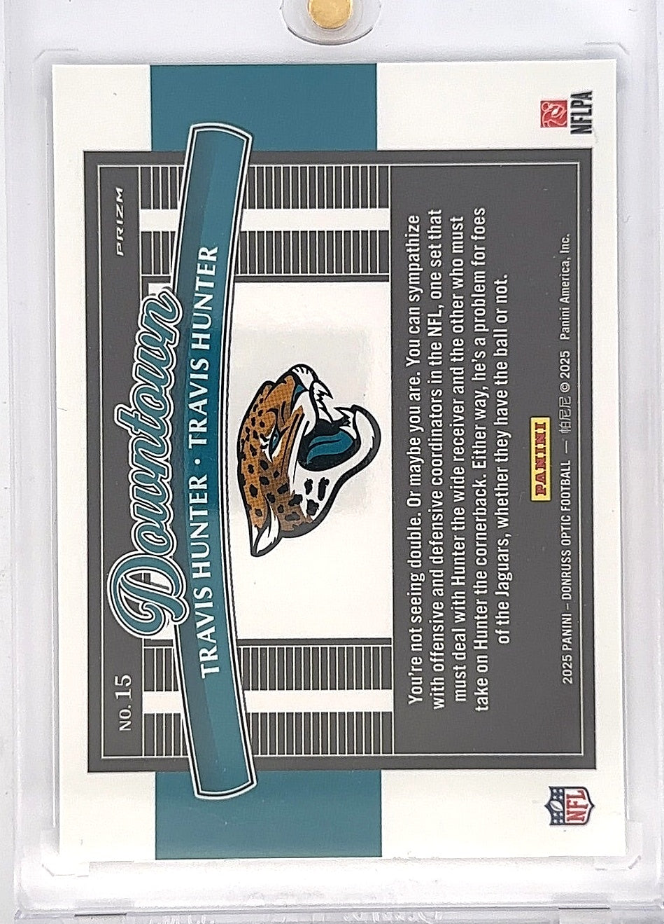 Travis Hunter Downtown Optic #15 — back