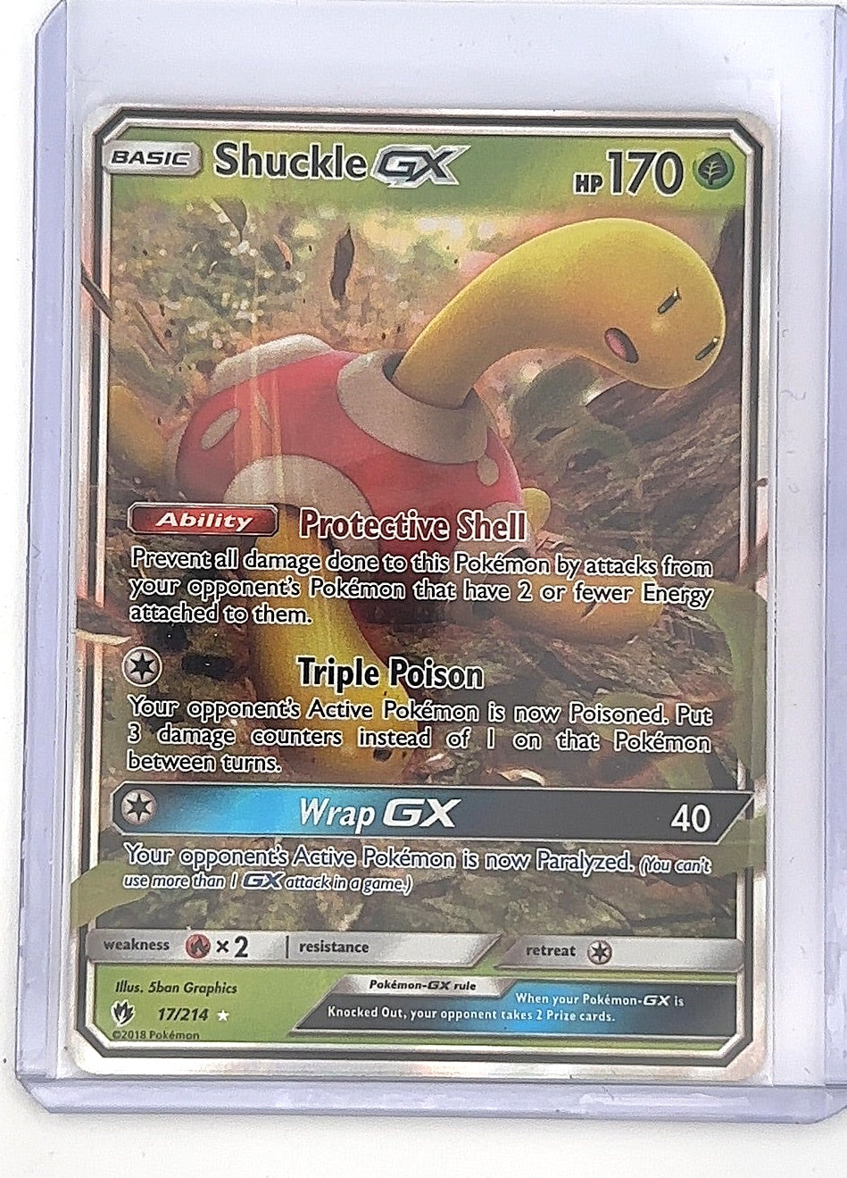 Shuckle GX #17/214 — front