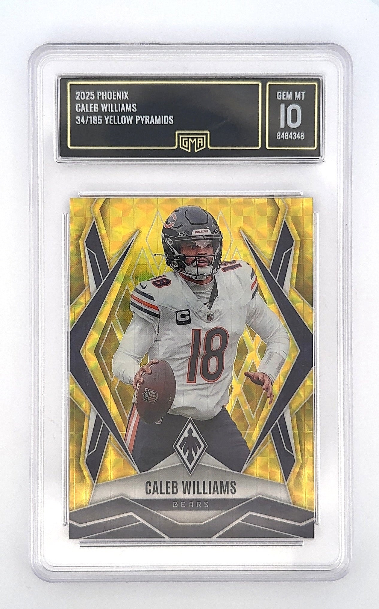 2025 Panini Phoenix Caleb Williams [Yellow Pyramids] #11 — front