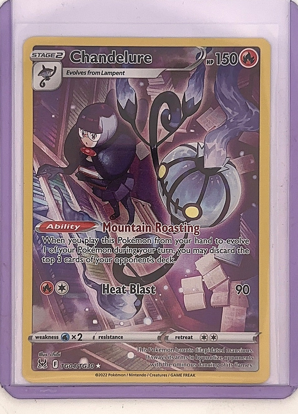 Chandelure #TG04/TG30 — front