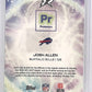 2025 Topps Resurgence Protonyx Josh Allen [Surge] #PT-23 — back