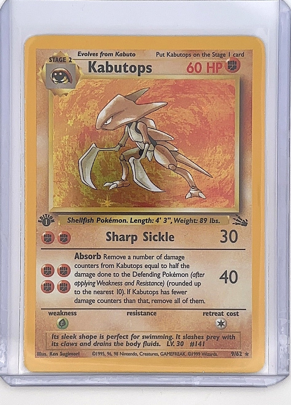 Kabutops (9) #09/62 — front