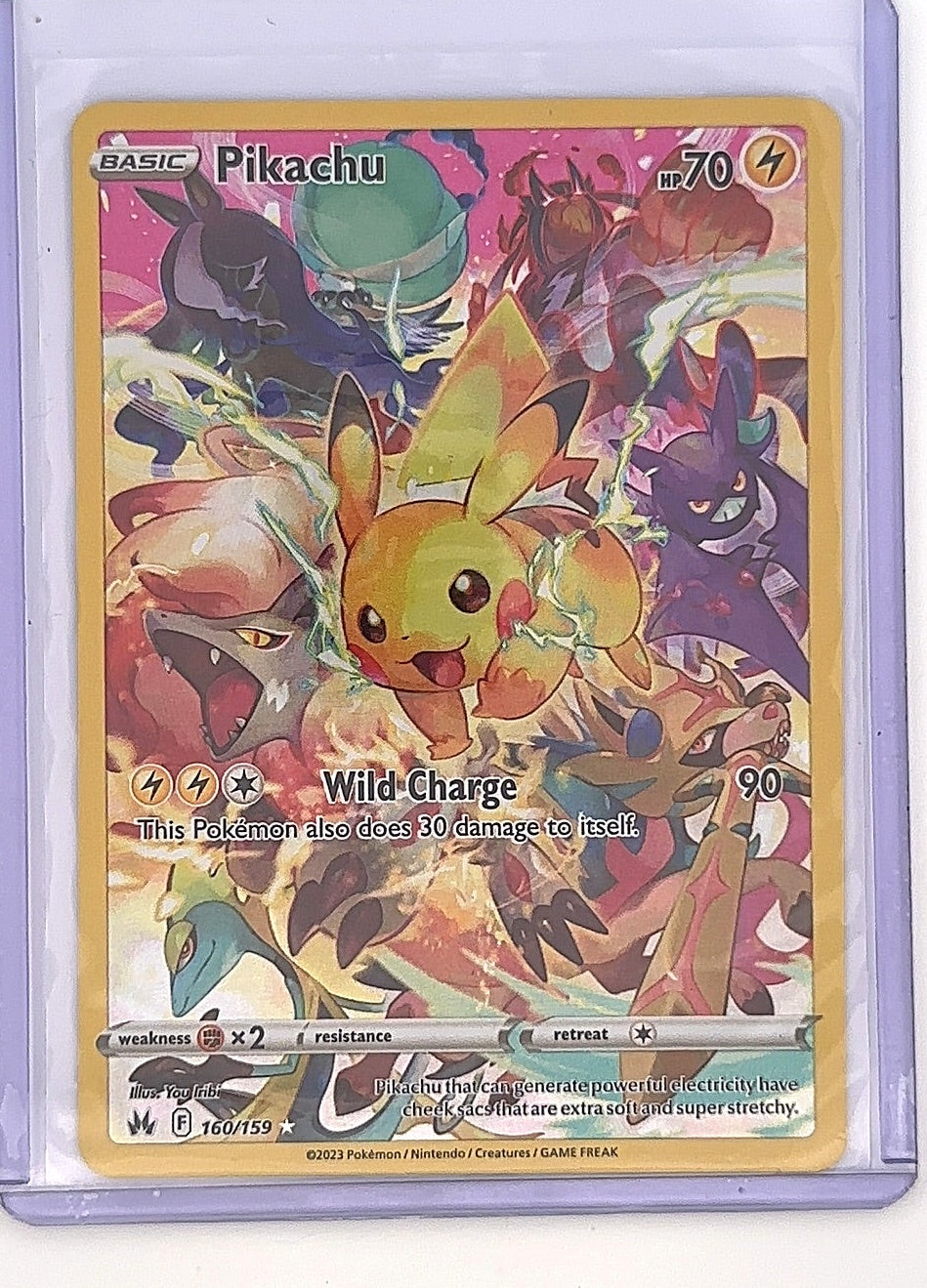 Pikachu (Secret) #160/159 — front