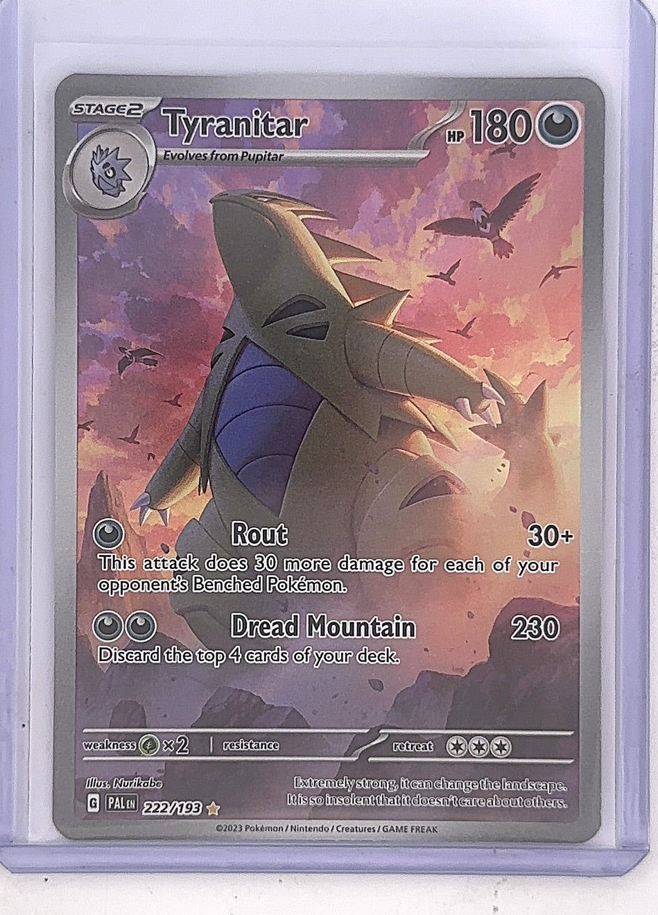 Tyranitar - 222/193 #222/193 — front