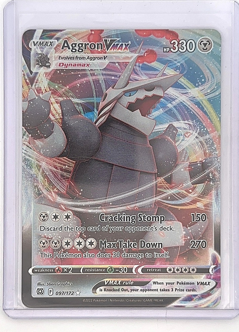 Aggron VMAX #097/172 — front
