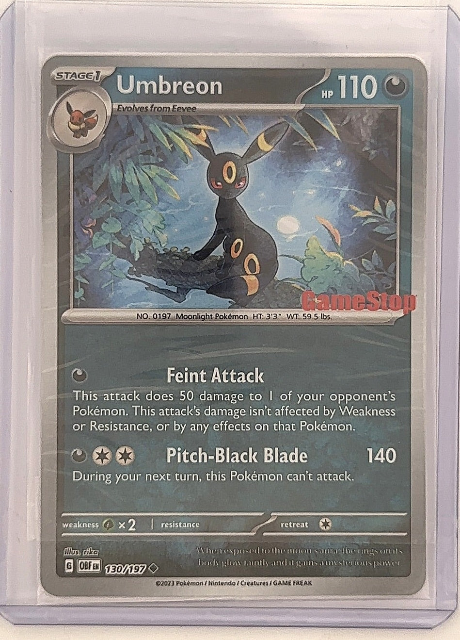 Umbreon - 130/197 (GameStop Exclusive) #130/197 — front