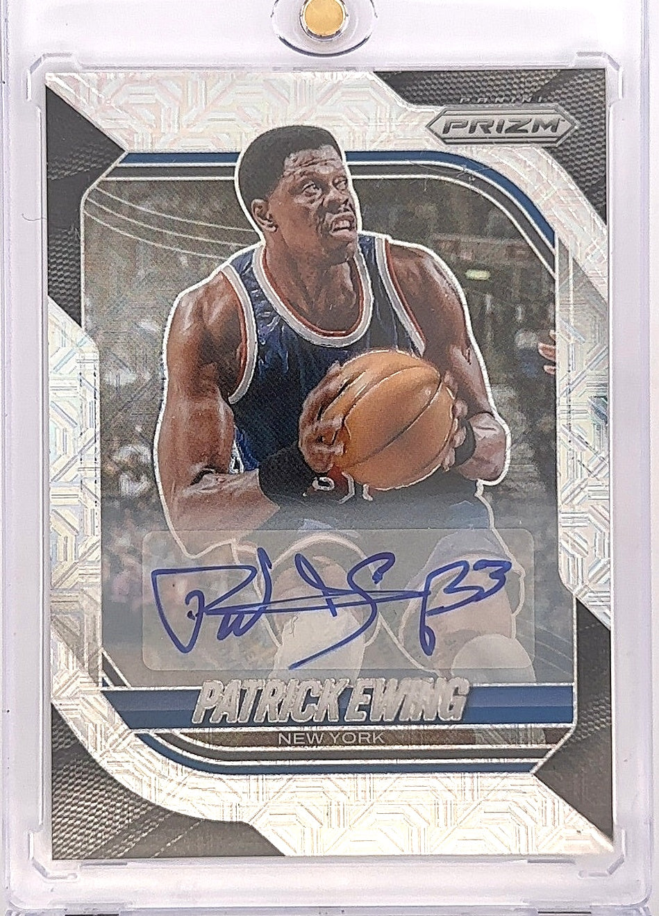 2025 Panini Prizm Patrick Ewing [Mojo Autograph] #150 — front
