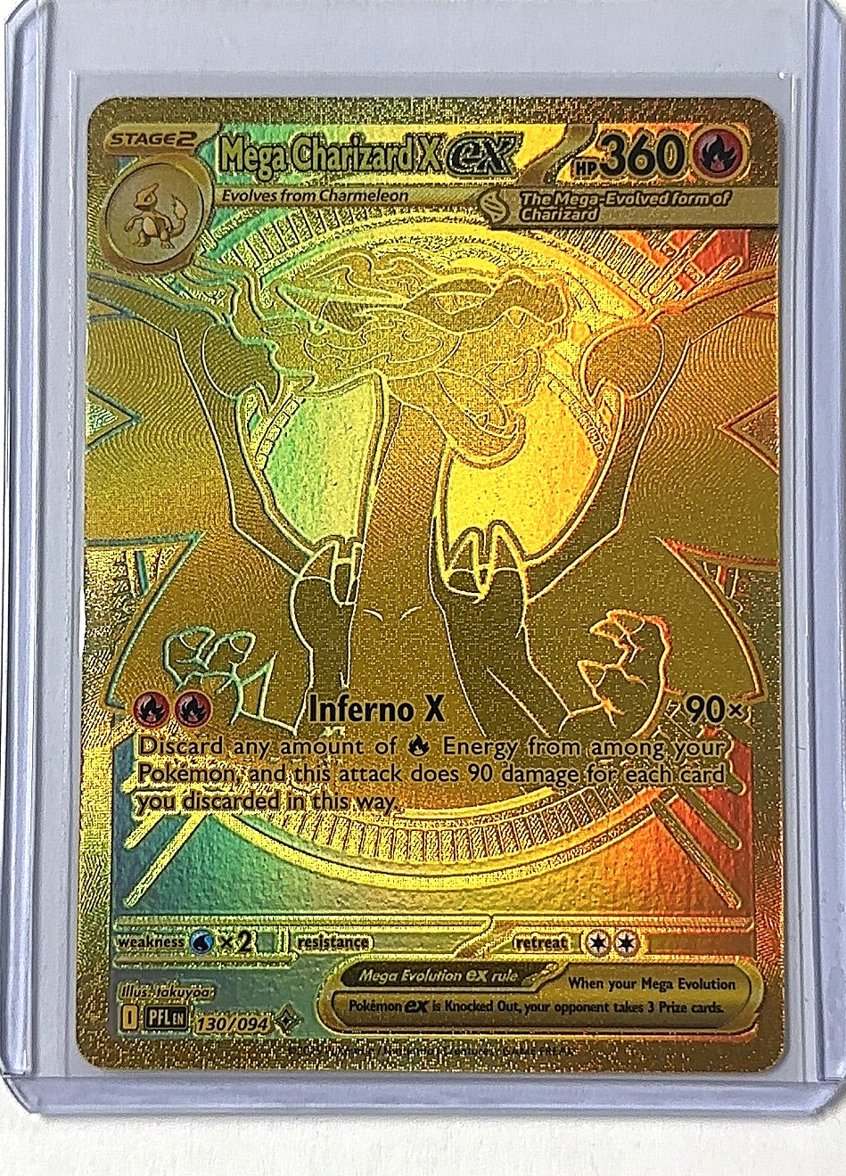 Mega Charizard X ex - 130/094 #130/094 — front