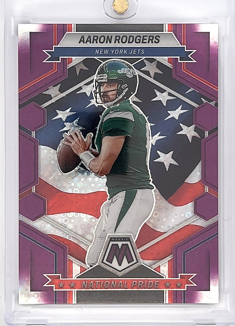 2023 Aaron Rodgers Mosaic National Pride /50 #253 — front