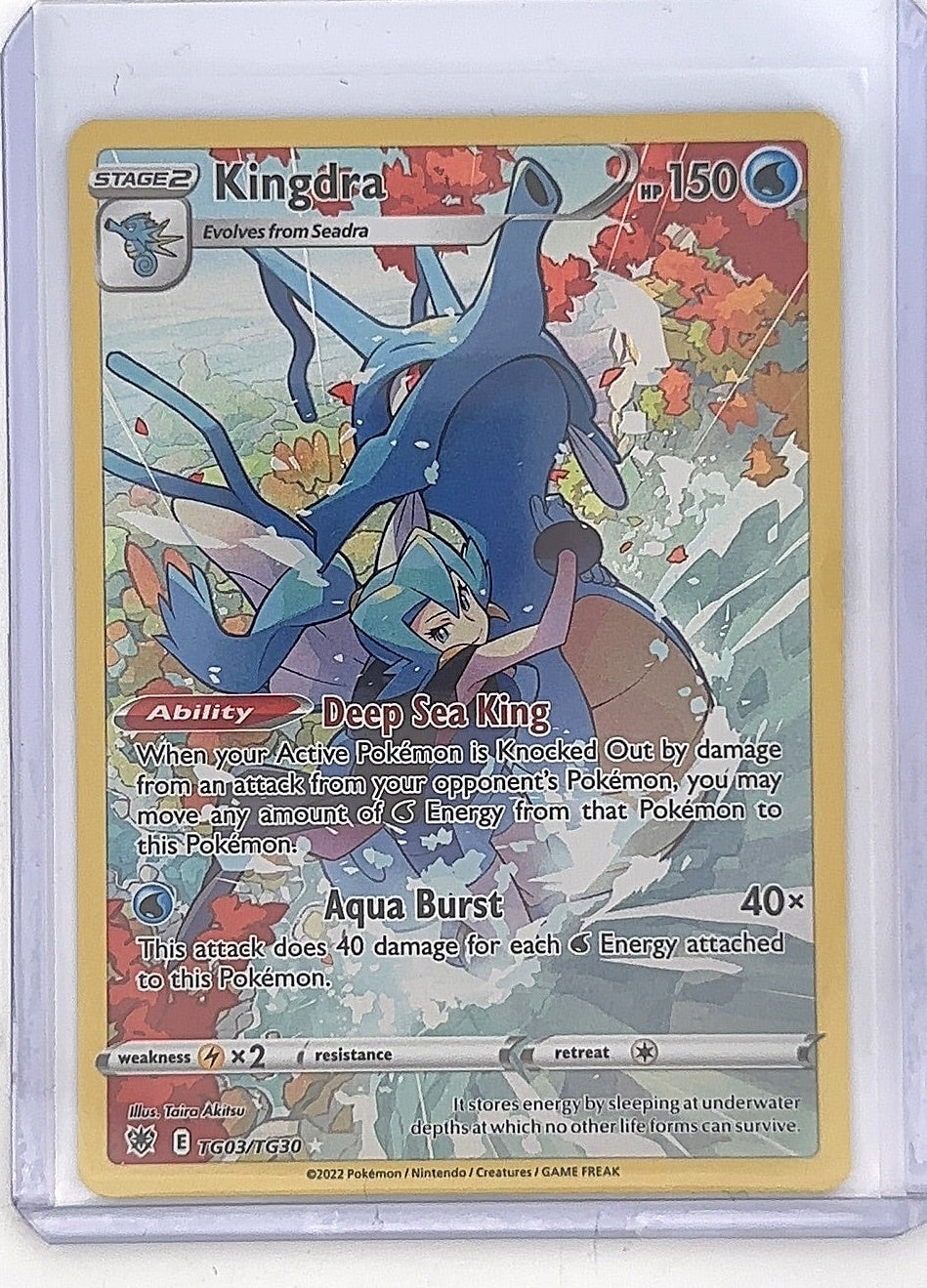Kingdra #TG03/TG30 — front