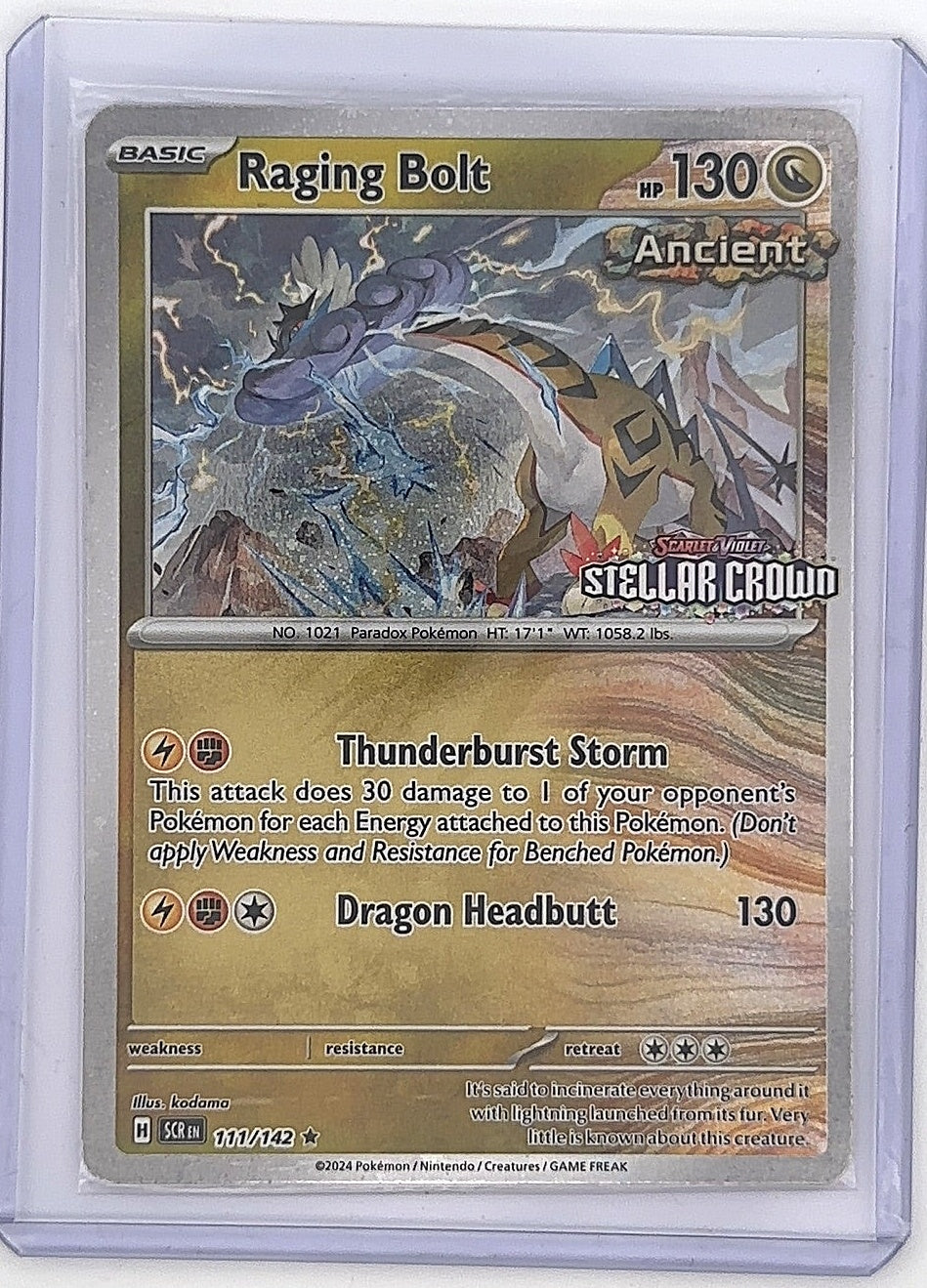 Raging Bolt - 111/142 (Cosmo Holo) (Best Buy) #111/142 — front
