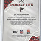 2025 Topps Resurgence Perfect Fit Bijan Robinson #P-20 — back