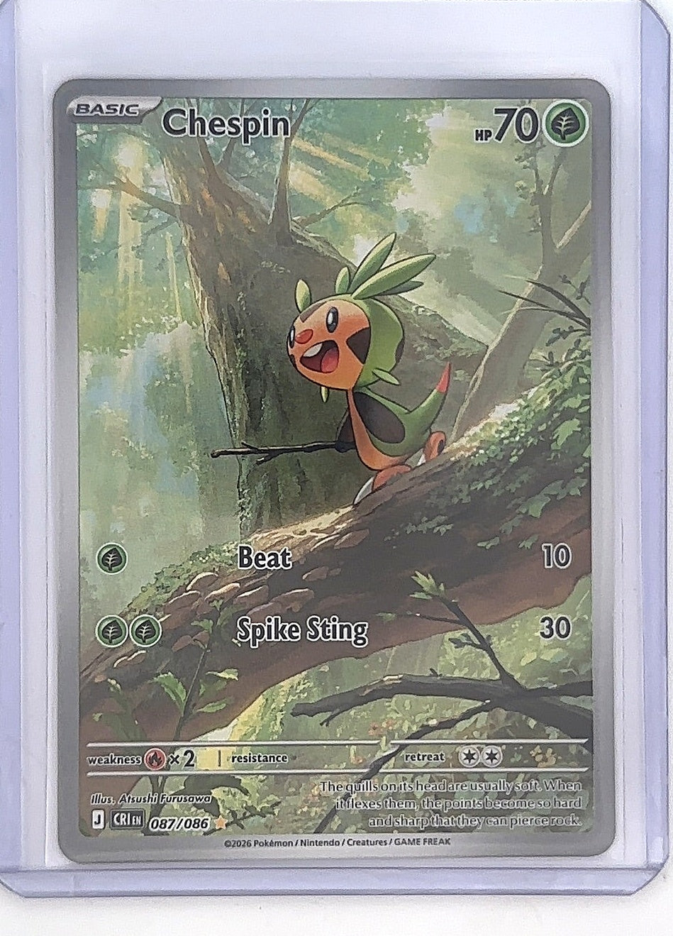 Chespin - 087/086 #087/086 — front