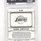 2017 Panini Hoops Kobe Bryant #299 PSA 10 — back
