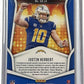 2023 Panini Rookies & Stars Standing Ovation Justin Herbert [Green] #SO-14 — back