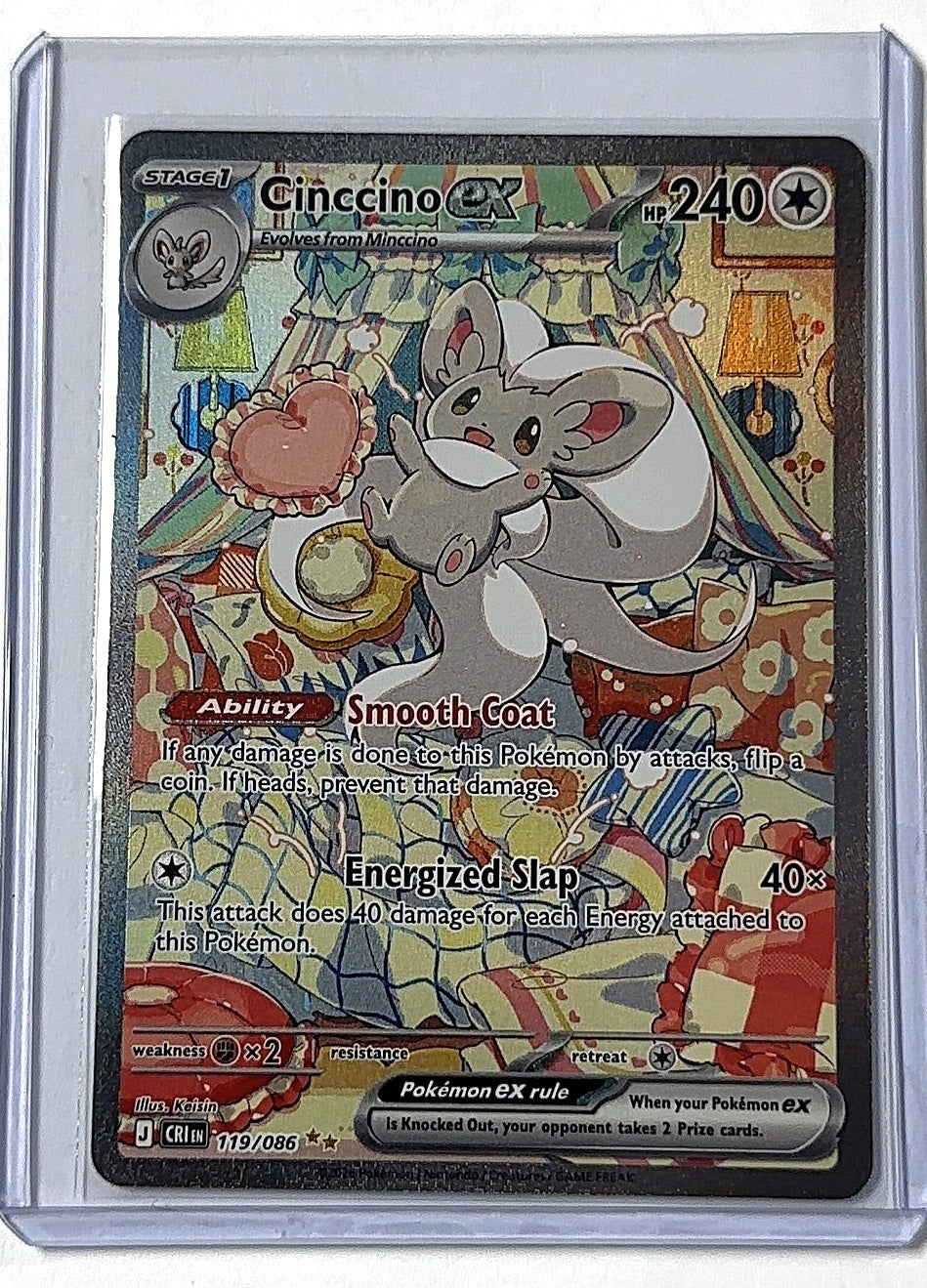 Cinccino ex - 119/086 #119/086 — front