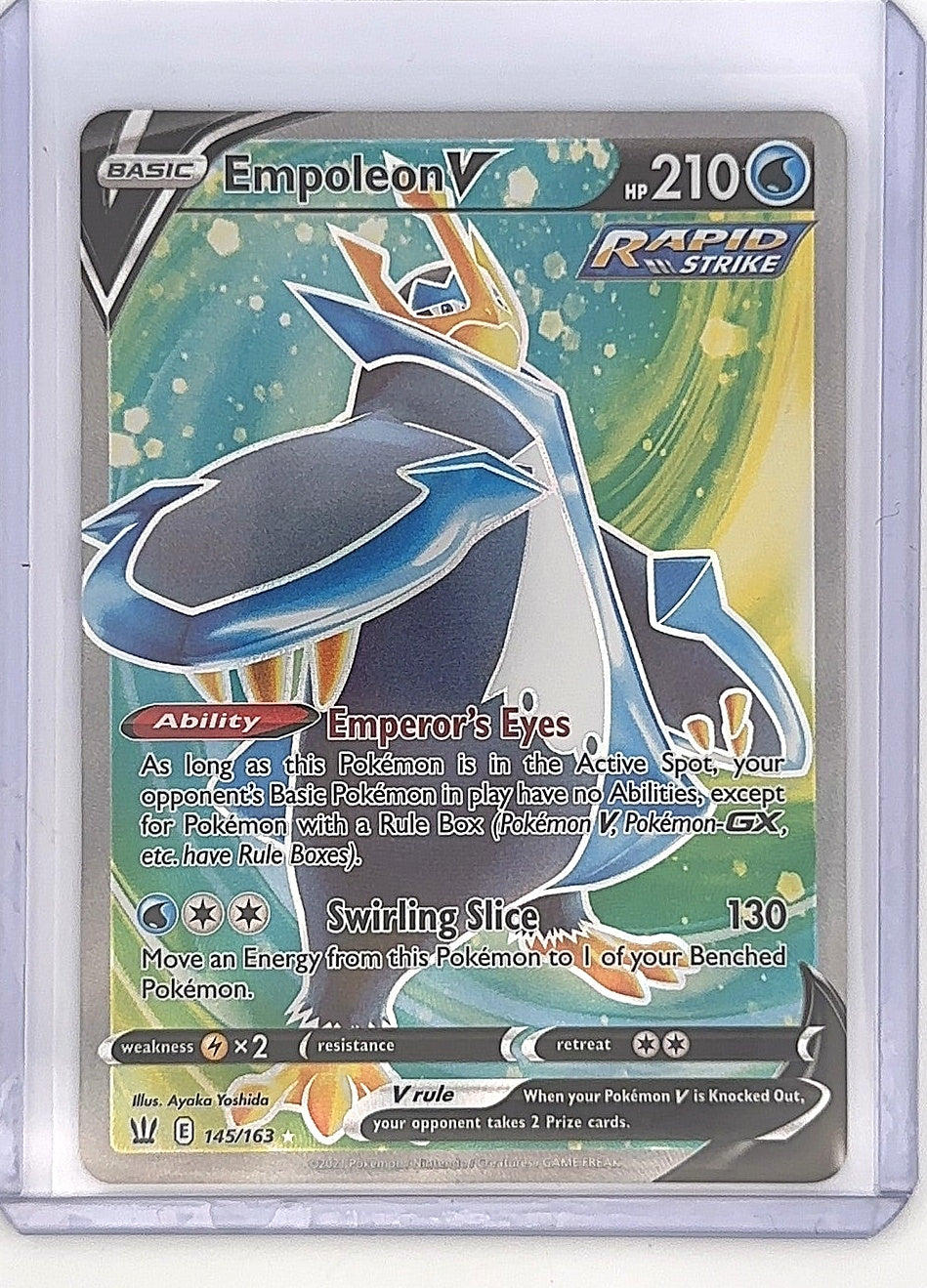 Empoleon V (Full Art) #145/163 — front
