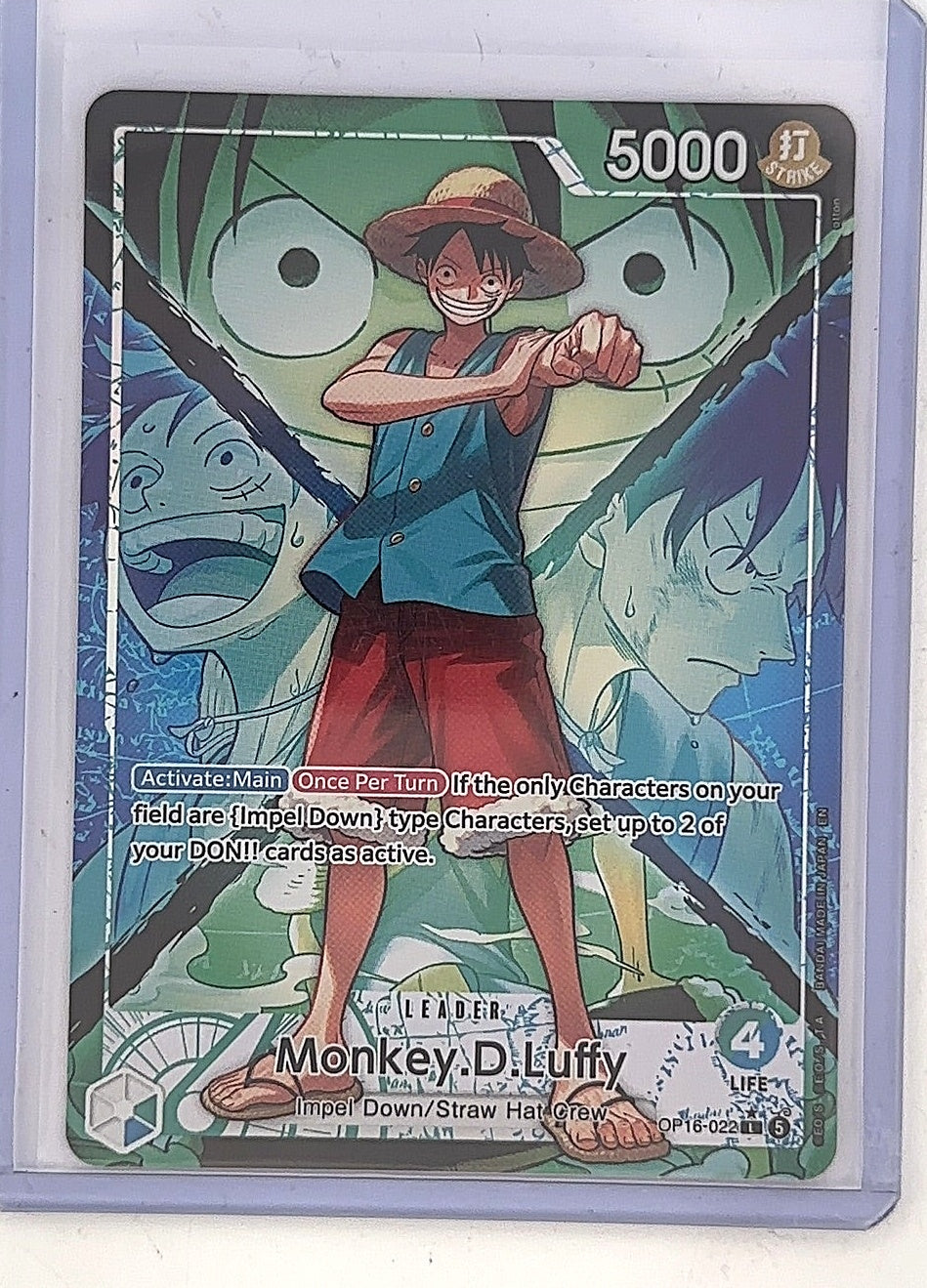 Monkey D. Luffy OP16-022 L — front