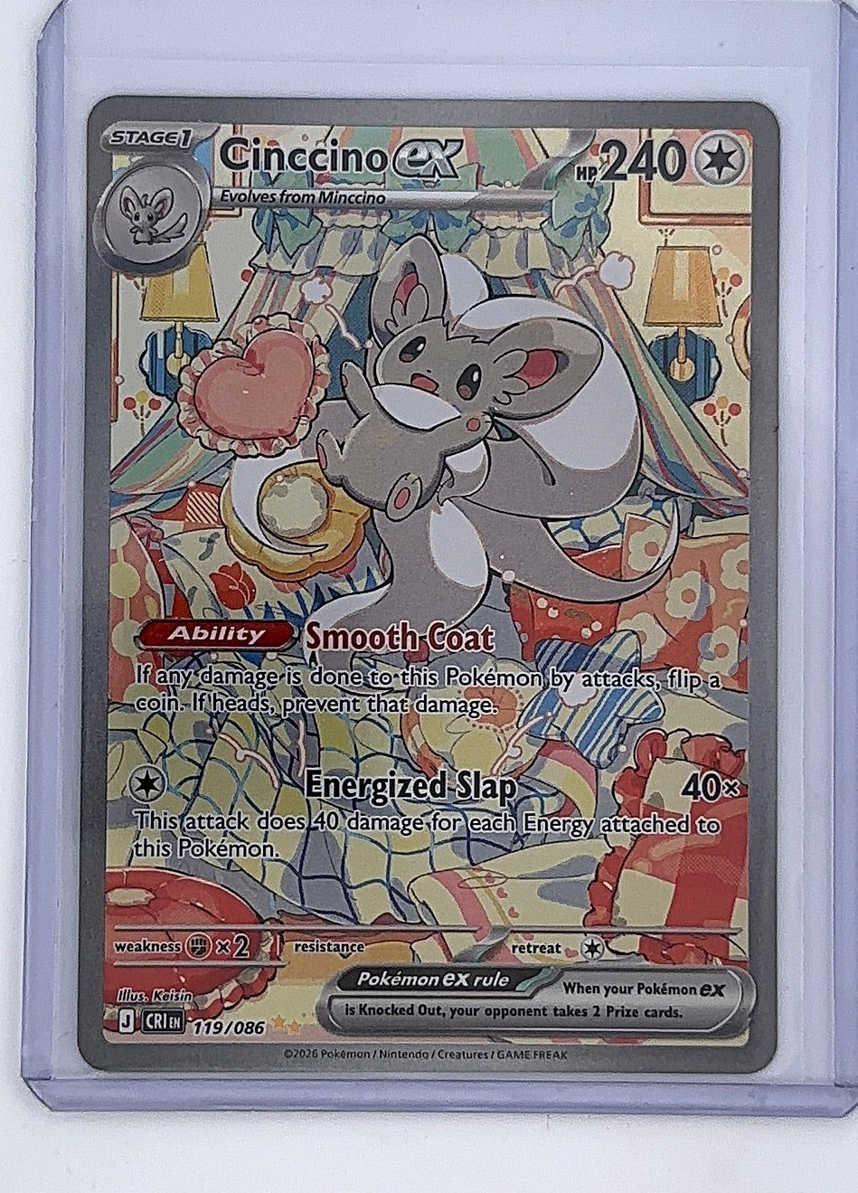 Cinccino ex - 119/086 #119/086 — front