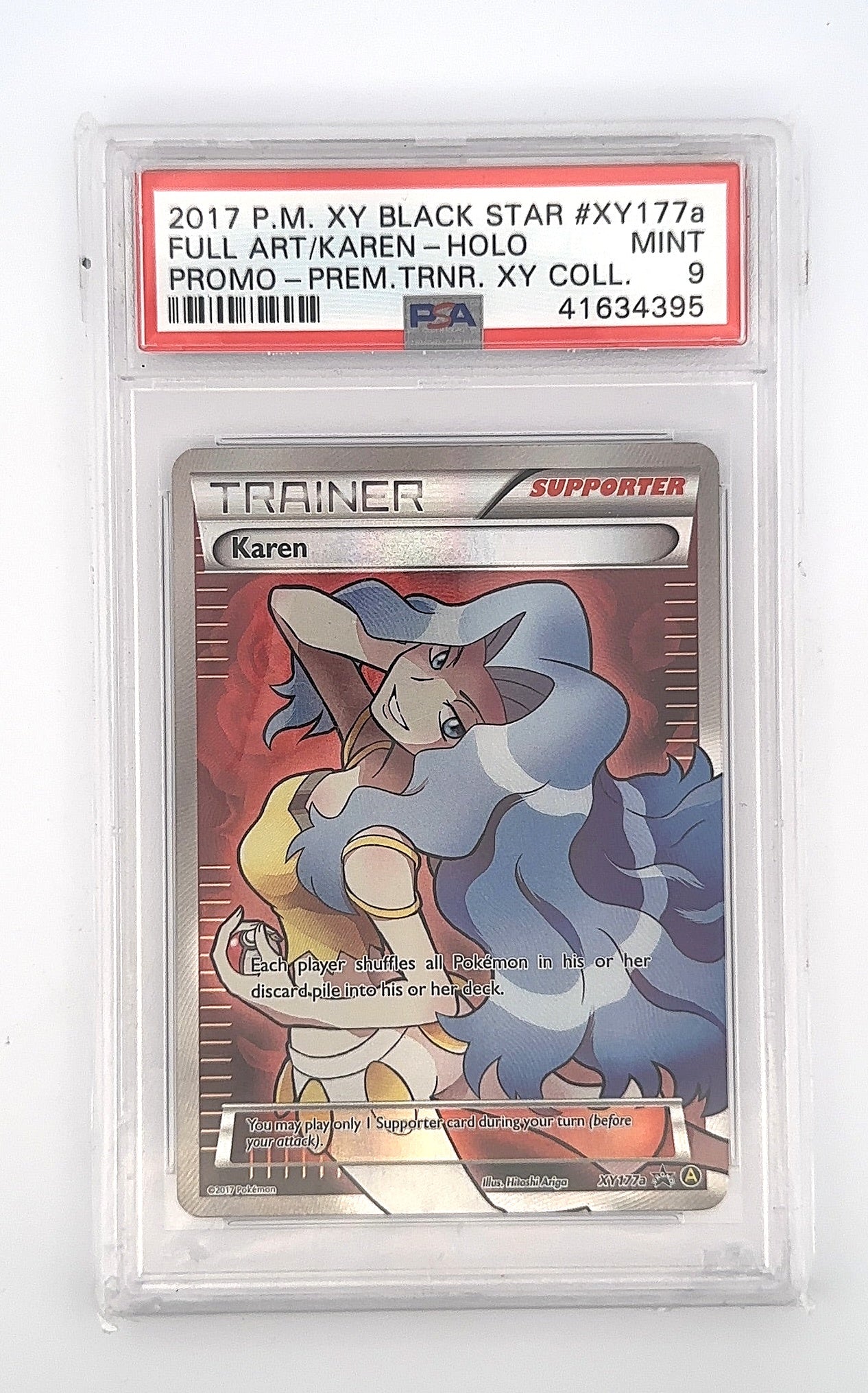 Karen - XY177a #XY177a PSA MINT 9 — front