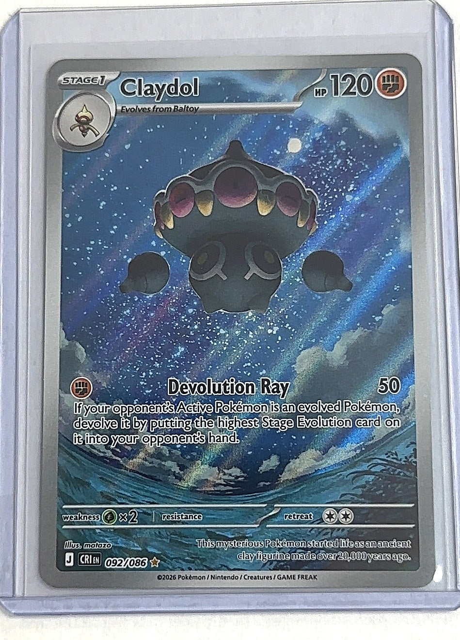 Claydol - 092/086 #092/086 — front